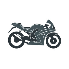 Obraz premium sport type motorcycle illustration, vector art.
