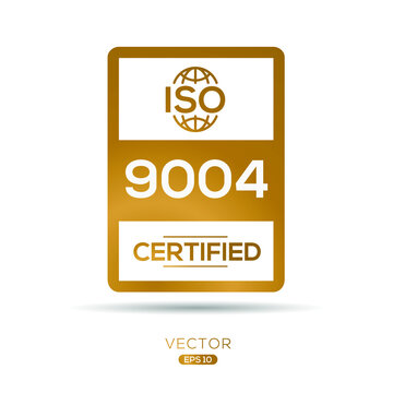 Creative (ISO 9004) Standard quality symbol, vector illustration.