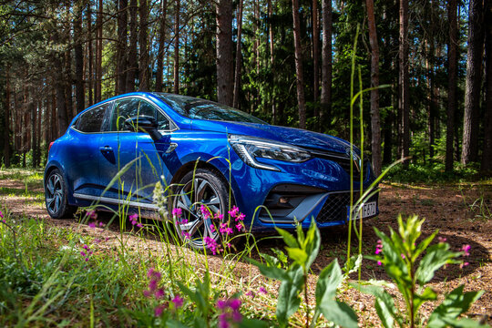 Renault Clio is a supermini car (B-segment), produced by the French automobile manufacturer Renault. 5th generation E-tech hybrid car