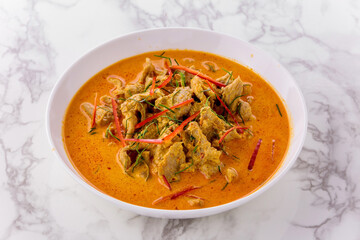 Panaeng curry with pork