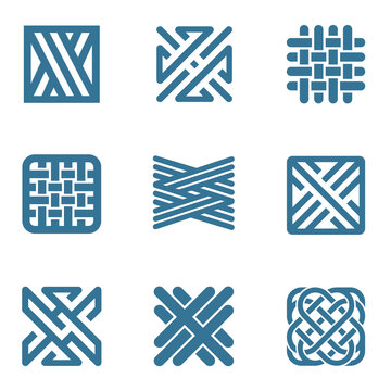 Set of vector logo design template for business.