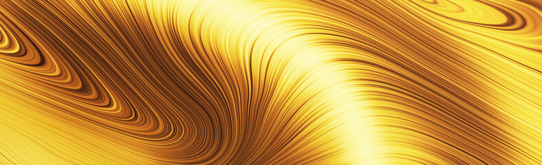 Gold wave background