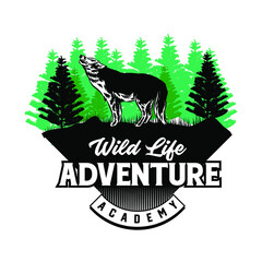 Naklejka premium outdoor adventure and hunt sport club sign or badge vector