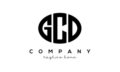GCD three Letters creative circle logo design