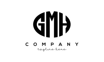 GMH three Letters creative circle logo design