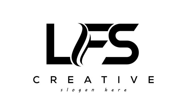 Letter LFS creative logo design vector	