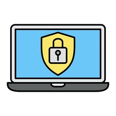  Vector Data Security Filled Outline Icon Design