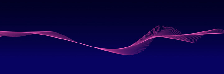 blue and purple abstract minimal technology wave concept background .