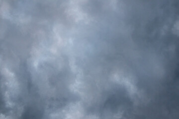 Naklejka na ściany i meble dramatic black and grey cloud before rainy