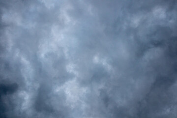 Fototapeta premium dramatic black and grey cloud before rainy