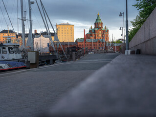 Uspenski Cathedral and Pohjoisrante Street - Helsinki, Finland