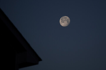 Moon around the house