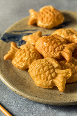 Homemade Fished Shaped Custard Japanese Taiyaki