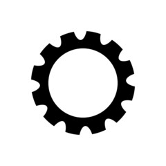 Gear vectpr icon set. mechanism illustration sign collection. Mechanics symbol or logo.