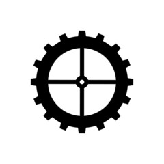 Gear vectpr icon set. mechanism illustration sign collection. Mechanics symbol or logo.