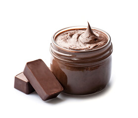 Chocolate spread with chocolate segment