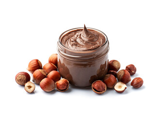 Hazelnuts spread  with filbert nuts