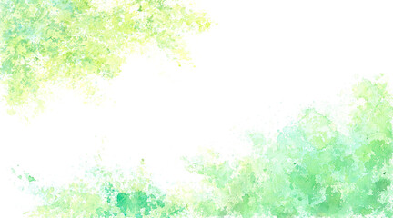 Obraz na płótnie Canvas 森の木漏れ日のアブストラクト背景。水彩イラスト。