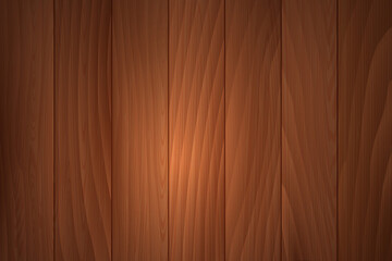 Wood Texture Vector EPS10 Illustration. Natural brown  Wooden Background, realistic wall, plank, table or floor surface