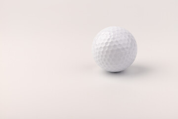 golf ball isolated on white background