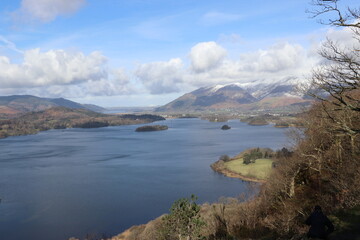 Lake District, Cumbria, UK, Tranquility at Surprise View in Spring, 