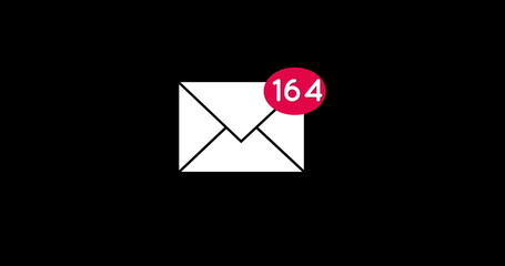 Message envelope icon 4k