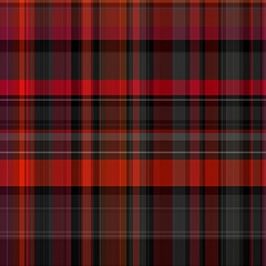 Seamless red and black plaid stripe pattern 