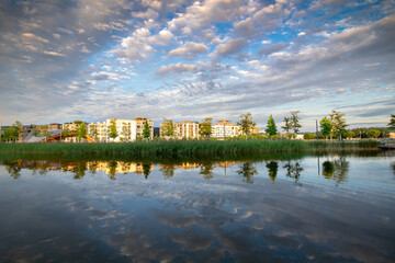 Fototapeta premium beautiful view in the German city of Heilbronn.