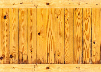 Wooden wall and frame. They are made of wood lumbers or timbers. - obrazy, fototapety, plakaty