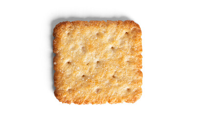 Sweet cracker isolated on a white background.