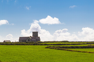 St Materiana's Church, Tintagel, Cornwall; England.