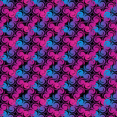 vibrant color abstract pattern design