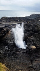 Blowhole by the Australian coast