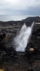 Blowhole by the Australian coast