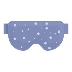 Sleeping mask icon cartoon vector. Sleep eye. Night blindfold