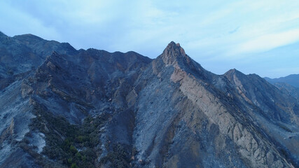 
Woolsey Fire, Malibu California Post fire Burnt Mountains
