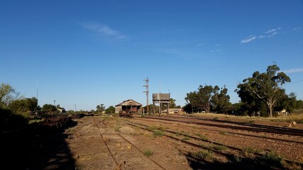 Railroad town in the outback