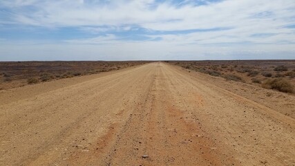 Road to nowhere in Australia