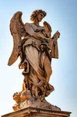 The Sant Angelo Bridge in Rome