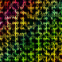 abstract pattern design with vibrant colors