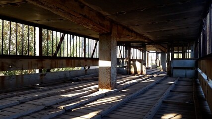 Abandoned railway station