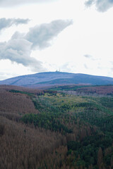clouds over the mountains