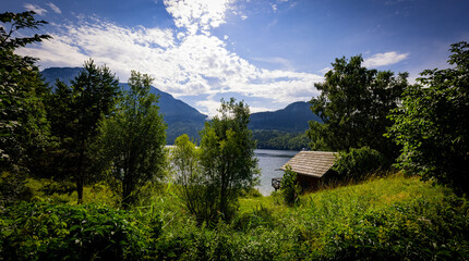 Wonderful landscape in the Austrian Alps - perfect for vacation and relaxation - travel photography