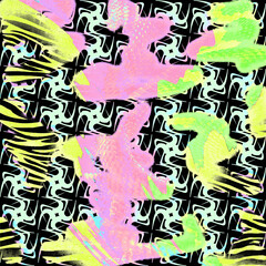 vibrant color abstract pattern design