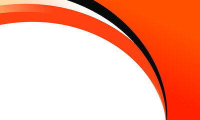 Creative Curved Orange Background Template