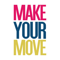 Frase faça sua jogada