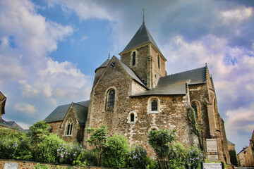 Fototapeta na wymiar saint Denis d'Anjou