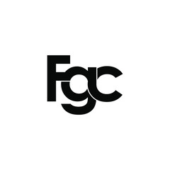 fgc letter initial monogram logo design