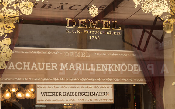 Famous Cafe And Bakery Demel In Vienna - VIENNA, AUSTRIA - AUGUST 1, 2021