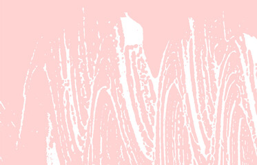 Grunge texture. Distress pink rough trace. Flawles